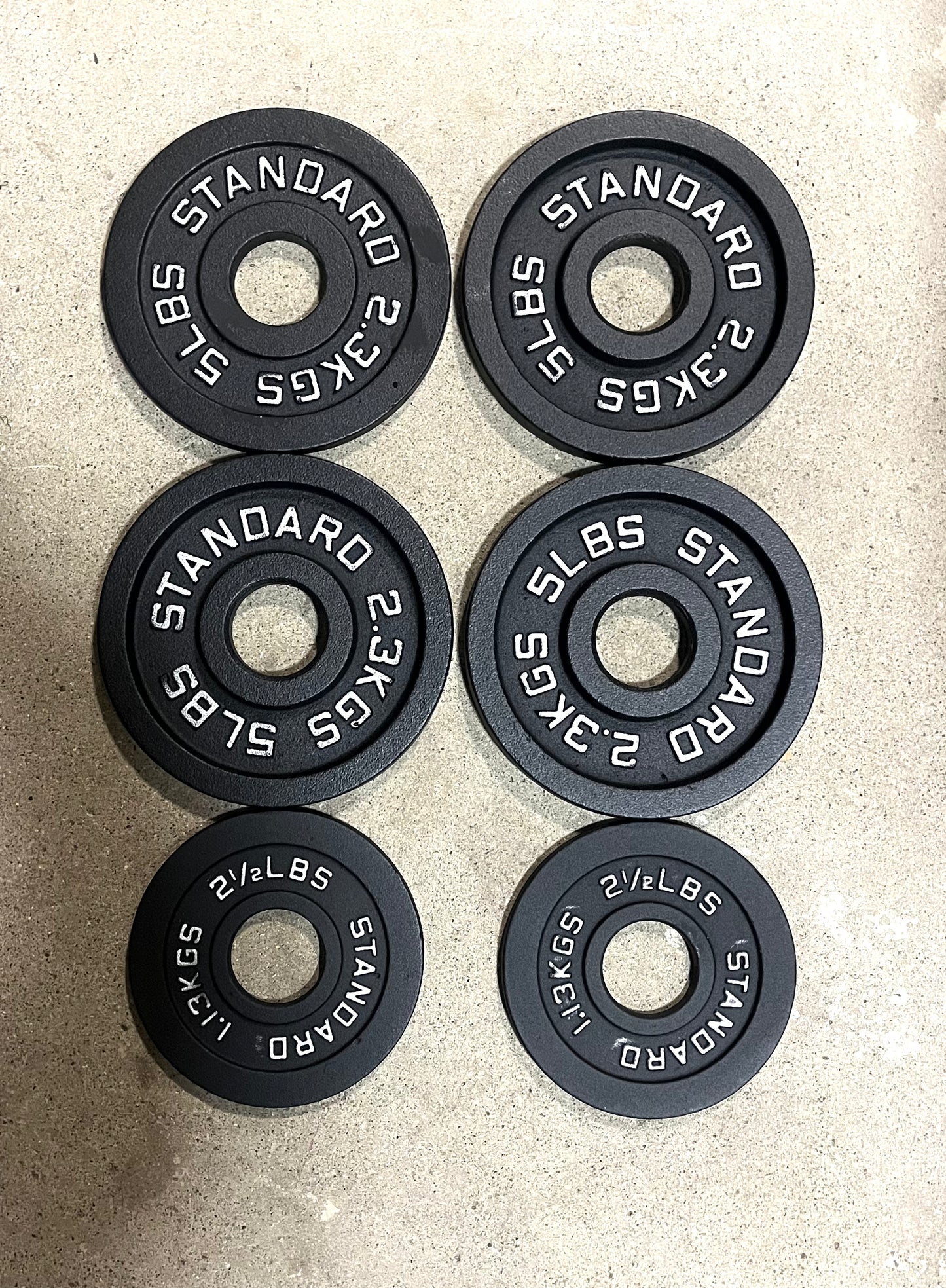 Steel Change Plate Set - 25lb Set