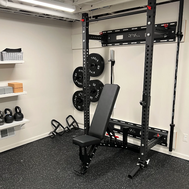 RIVAL STEEL Foldable Wall-Mounted Home Gym Package