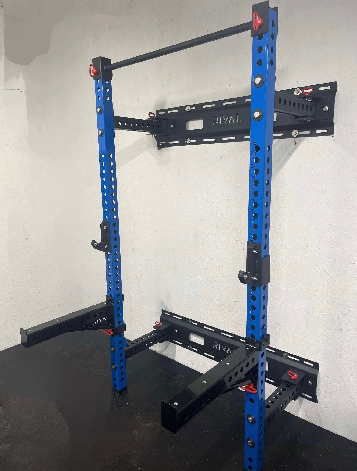 RIVAL STEEL Foldable Wall-Mounted Squat Rack