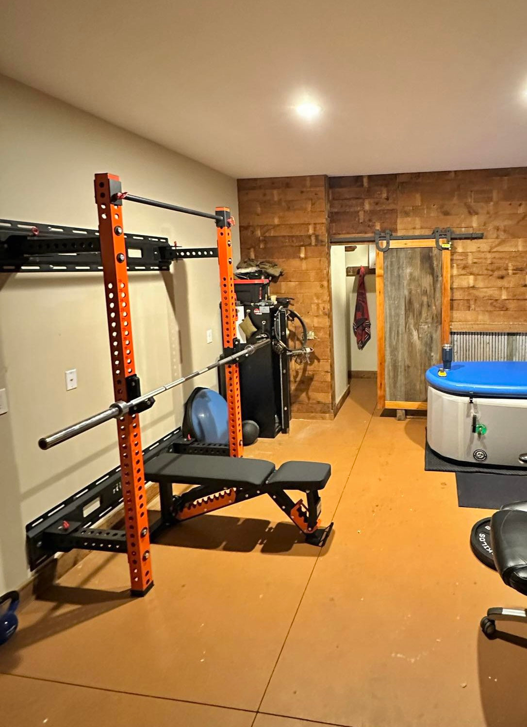 RIVAL STEEL Foldable Wall-Mounted Squat Rack