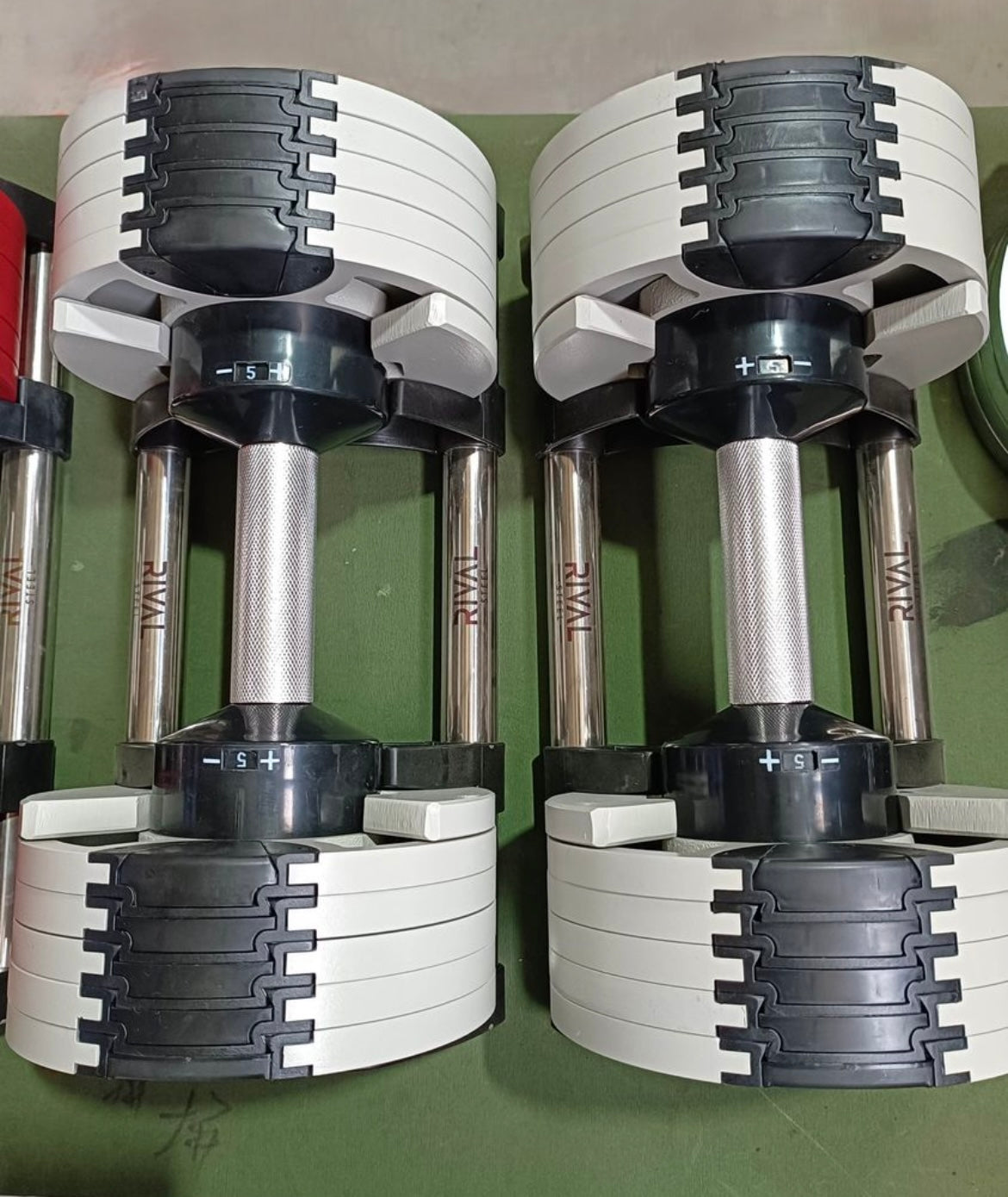 RIVAL Adjustable Dumbbells - 50lb (Pair)