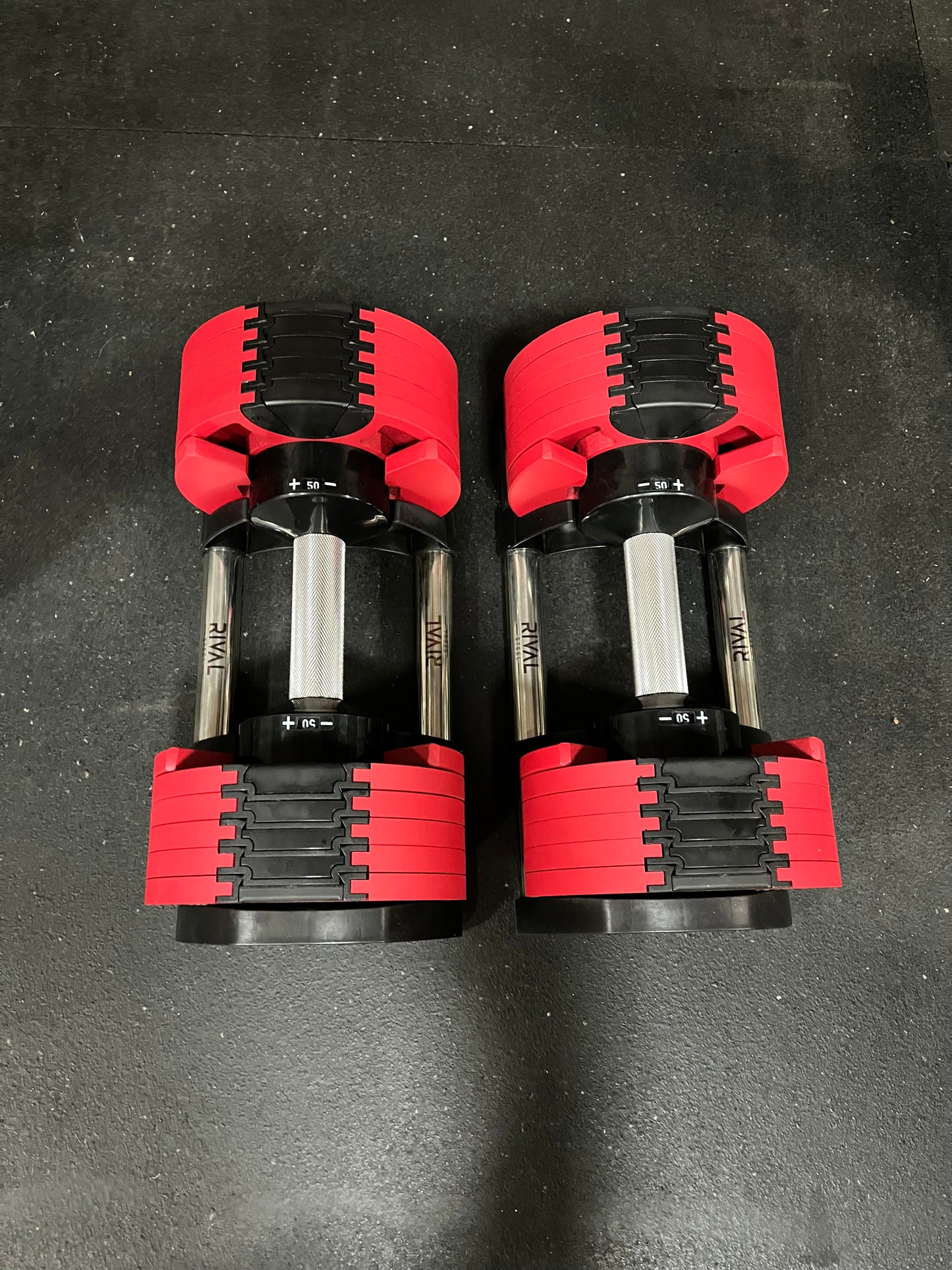 RIVAL Adjustable Dumbbells - 50lb (Pair)