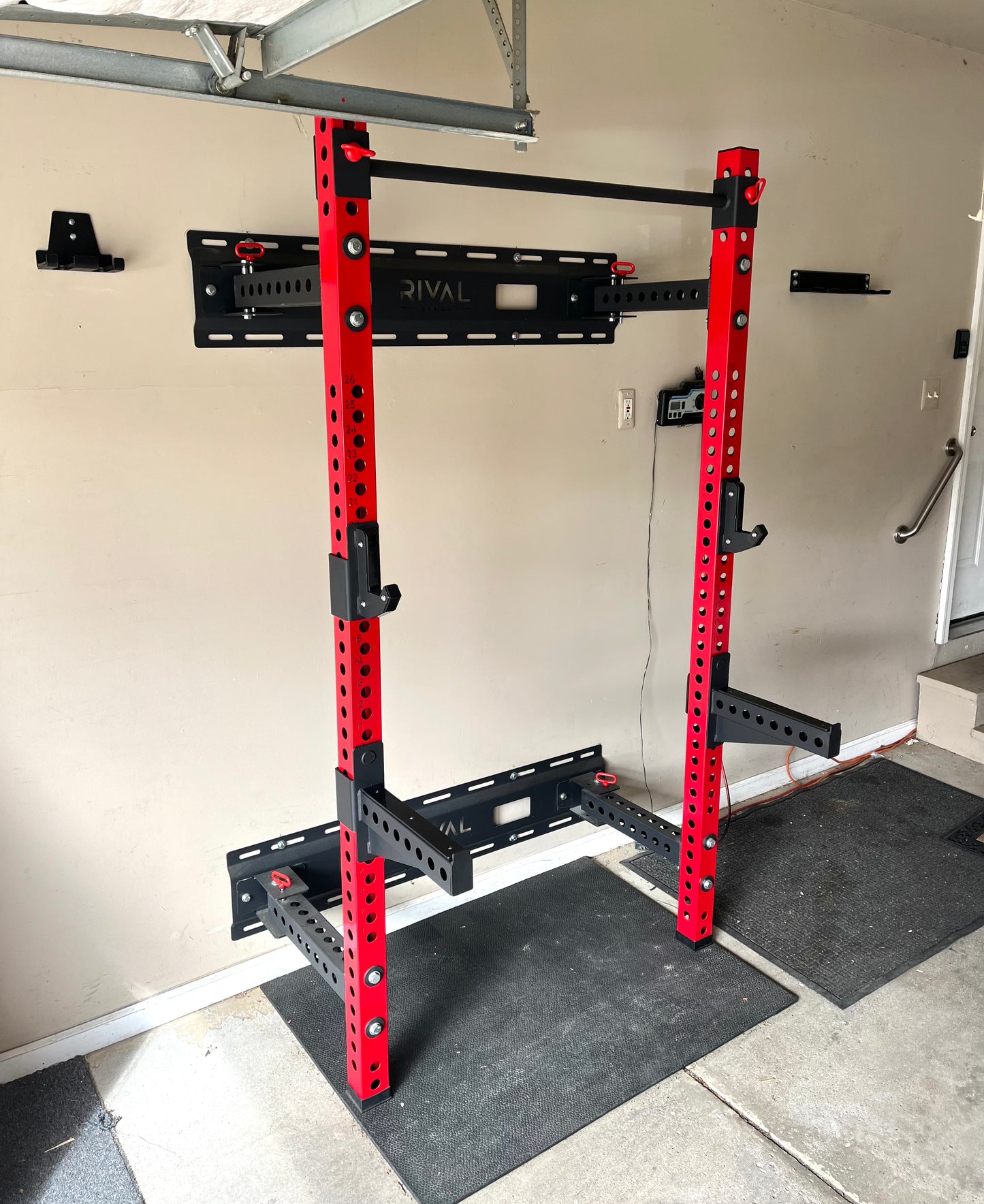 RIVAL STEEL Foldable Wall Mounted Squat Rack