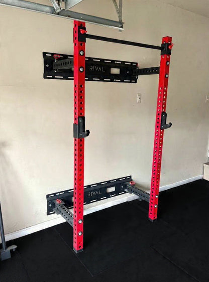 RIVAL STEEL Foldable Wall-Mounted Squat Rack