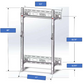 RIVAL STEEL Foldable Wall-Mounted Squat Rack